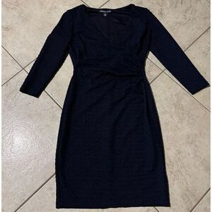 American Living Navy Blue midi dress size‎ 4